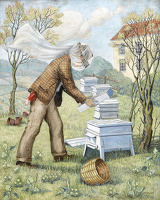 Artist Marjorie Hayes: The Bee Keeper, 1947